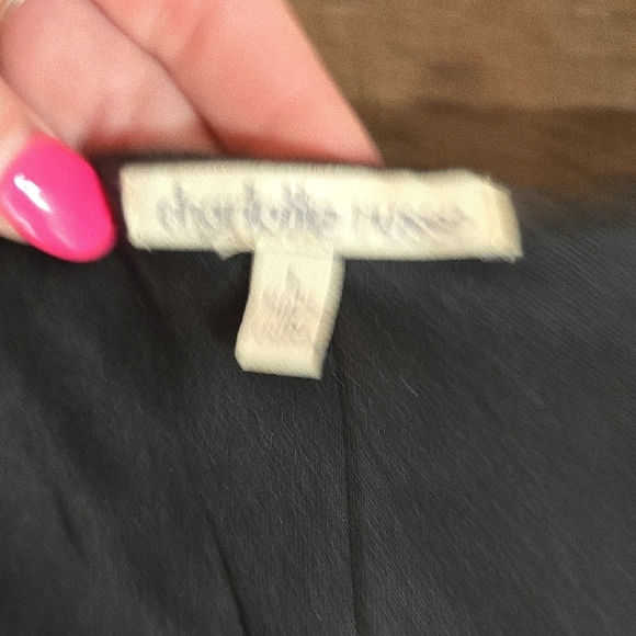 NWT Large Fitted Bodycon Midnight Glitter Dress Party Cocktail Stretchy Holiday - Picture 4 of 8